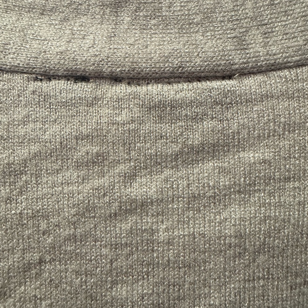 New devotion by cyrus Women's Cream Open Front Cardigan medium long sweater - Picture 5 of 5